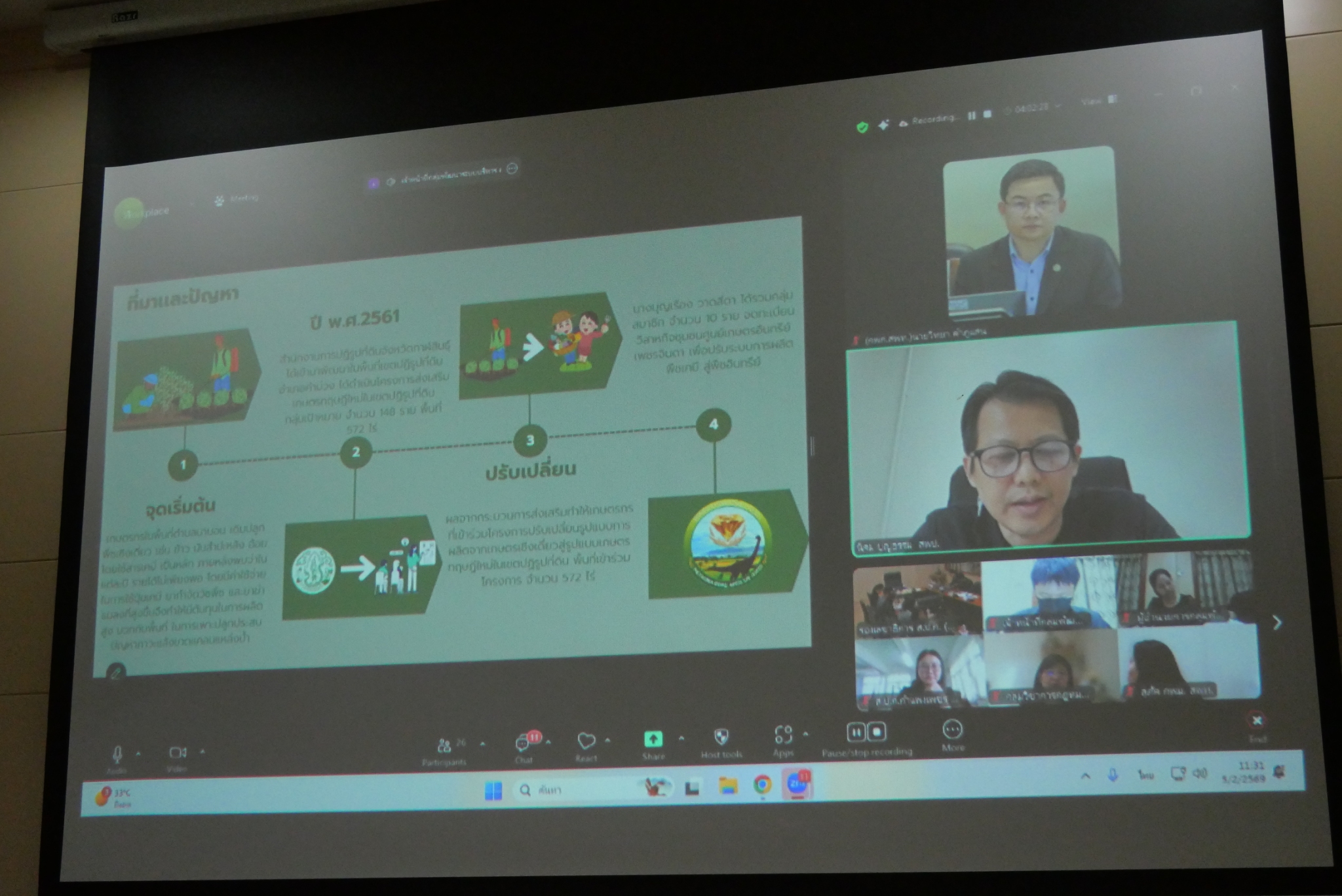 title - ประชุมคณะทำงานพิจารณาผลงานการปฏิรูปที่ดินเพื่อส่งเข้าประกวดการรับรางวัล ครั้งที่ 2/2569 (สมัครขอรับรางวัลเลิศรัฐ ประจำปี 2569) พร้อมประชุมผ่านระบบออนไลน์ ZOOM Meeting 